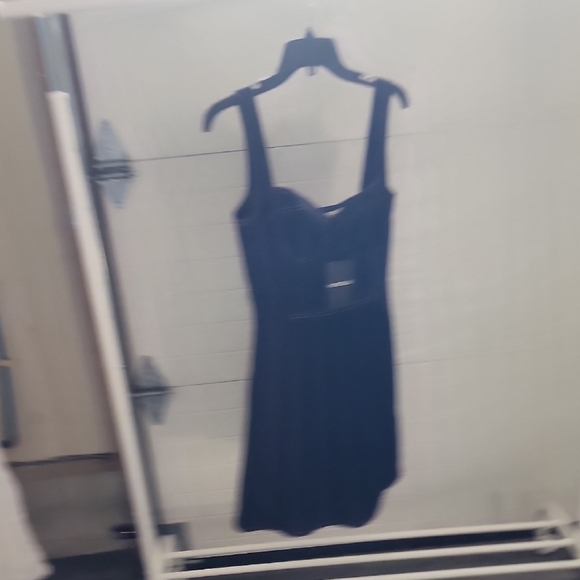 Nicholas Alina Sleeveless Indigo Mini Dress Size 4 With Panels - Picture 6 of 8